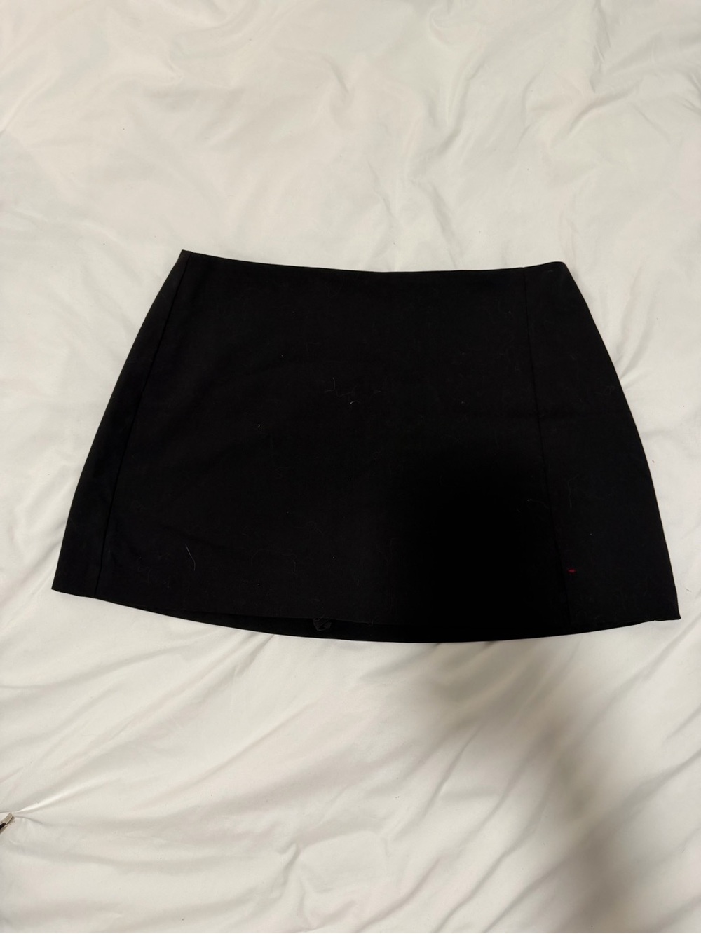 stradivarius Black Mini Skirt - Sleek A-Line